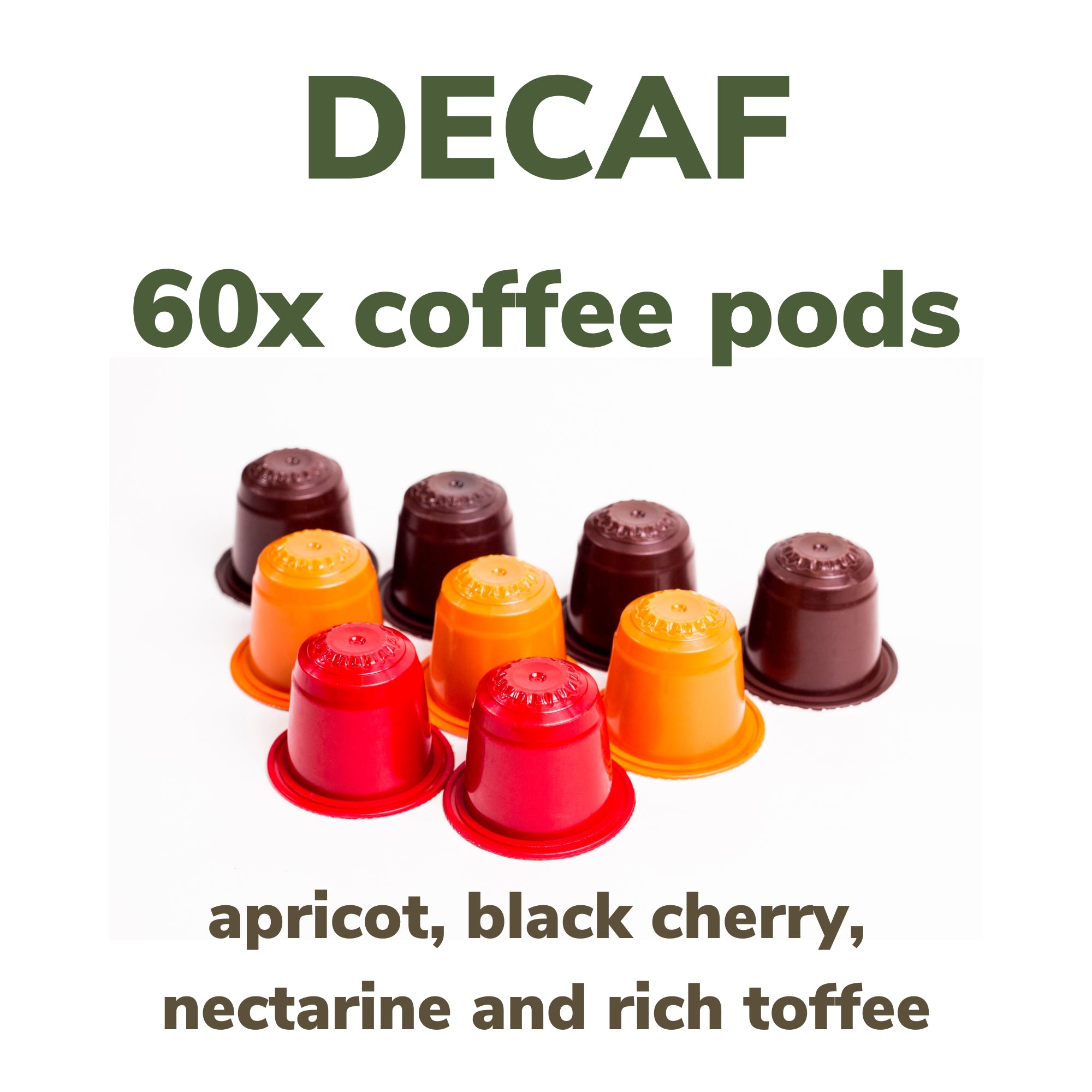 organic Decaf coffee pods
